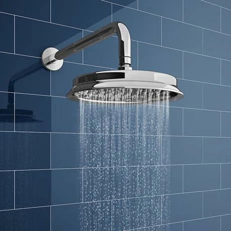 Chatsworth Traditional 8" AirTec Chrome Shower Head 4 Chatsworth Traditional 8" AirTec Chrome Shower Head - Image 2