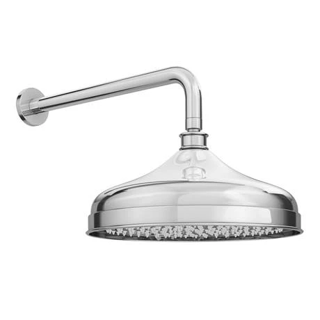 Belmont Traditional 12" Apron Rose Shower Head w. Wall Mounted Arm 5 Belmont Traditional 12" Apron Rose Shower Head w. Wall Mounted Arm - Image 3