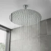 Cruze Large 400mm Thin Round Shower Head + Ceiling Mounted Arm -SHOWER HEADS Sales CRZ 400 CM n p