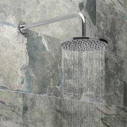 Cruze 200mm Fixed Round Shower Head + Wall Mounted Arm