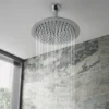 Cruze Ultra Thin Round Shower Head with Short Vertical Arm - 300mm -SHOWER HEADS Sales CRZ3SA n p