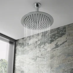 SHOWER HEADS Sales 36 Cruze Ultra Thin Round Shower Head with Short Vertical Arm - 300mm