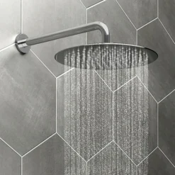 Cruze 300mm Ultra-Thin Round Shower Head with Shower Arm