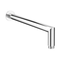 Cruze Round Wall Mounted 90 Degree Bend Shower Arm 460mm - Chrome
