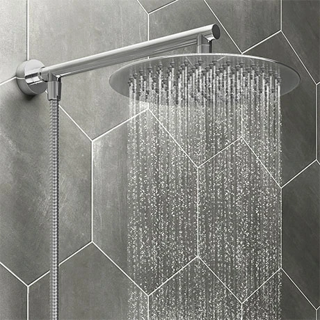 Cruze 200mm Slim Rainfall Shower Head with 1.75m Flexible Hose 3 Cruze 200mm Slim Rainfall Shower Head with 1.75m Flexible Hose