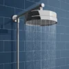 Chatsworth 200mm Rainfall Shower Head with 1.75m Flexible Hose -SHOWER HEADS Sales EG AH 04 p1