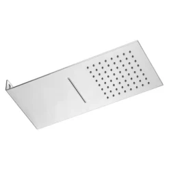 Milan Square Flat Dual Fixed Shower Head (Waterfall + Rainfall)