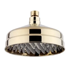 Belmont Traditional Gold 6" Apron Rose Shower Head with Swivel Joint