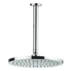 Crosswater - Fusion 250mm Round Fixed Head & Ceiling Mounted Arm - MBFUAF25 -SHOWER HEADS Sales MBFUAF25 P