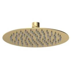 Venice Giro 200mm Round Fixed Shower Head - Brushed Brass